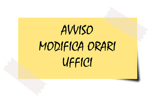 Variazione orario ufficio Demografici