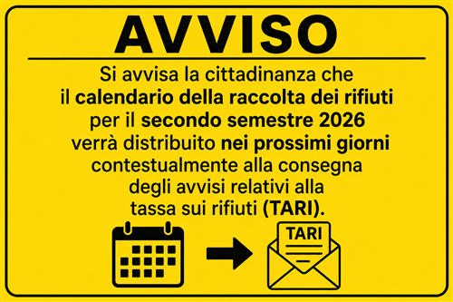 Avviso alla cittadinanza