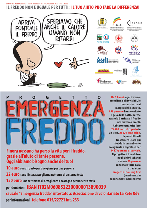 Emergenza Freddo 2025
