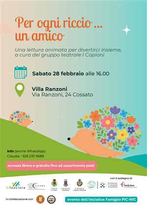 Per ogni riccio.....un amico