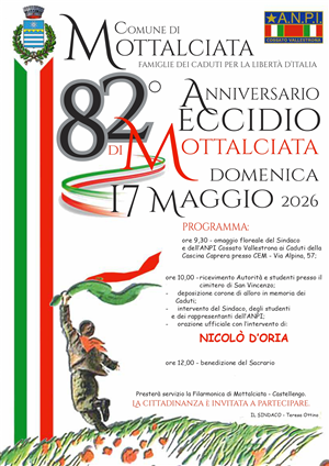 82° Anniversario Eccidio di Mottalciata