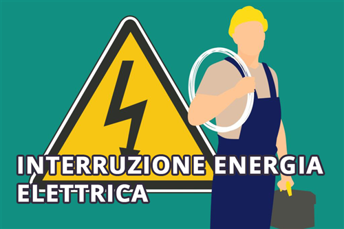 Avviso di interruzione di energia elettrica